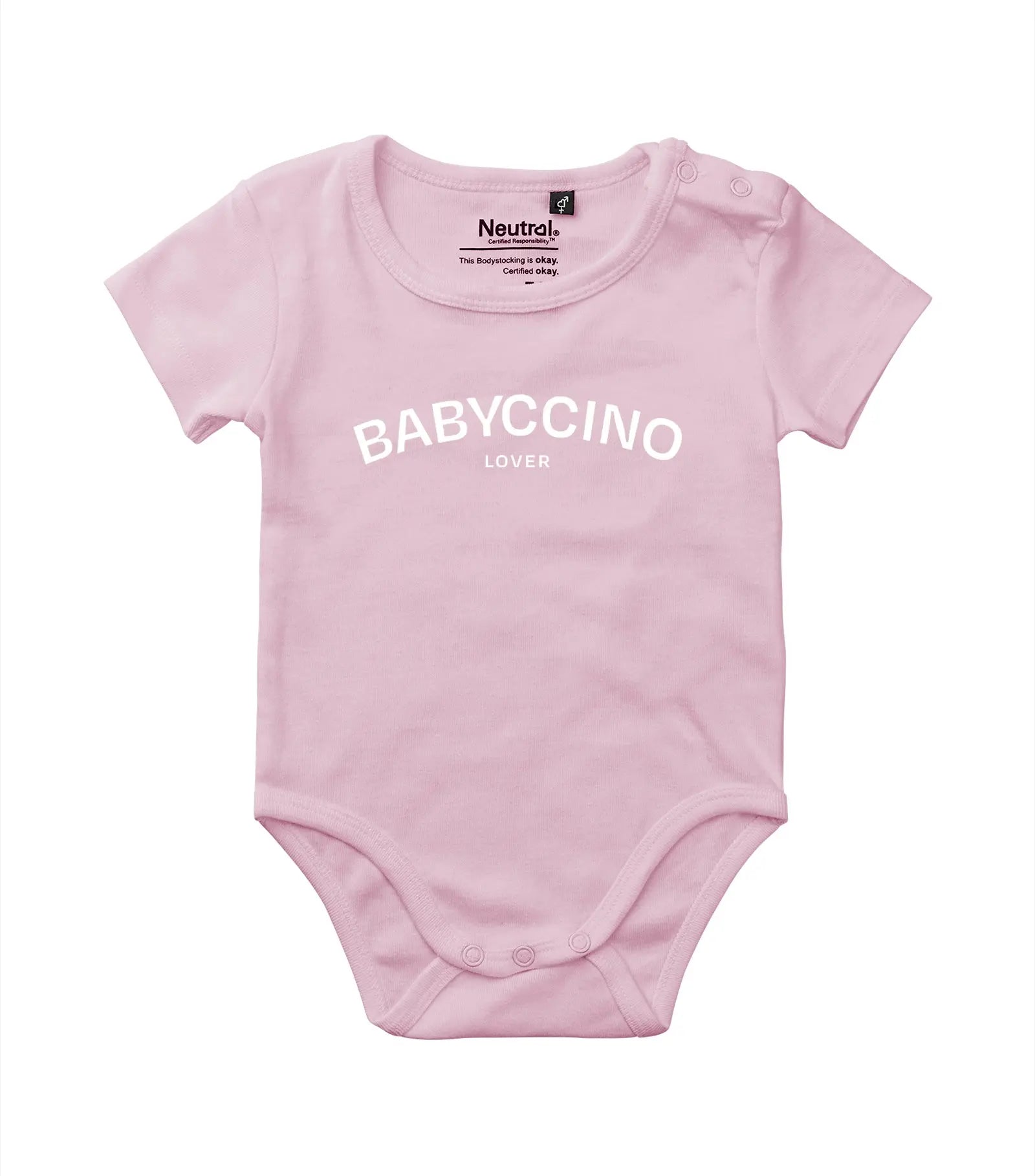 Babyccino Baby-Body Vogel Kaffee